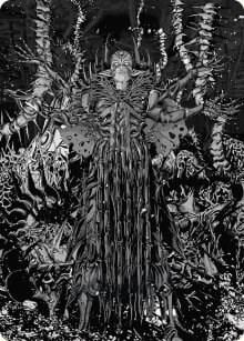 Nissa, Ascended Animist Art Card, Art Series: Phyrexia: All Will Be One 74