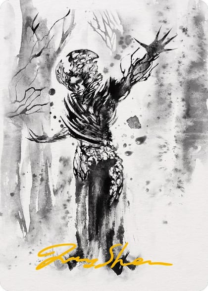 Rustvine Cultivator Art Card (Gold-Stamped Signature), Art Series: Phyrexia: All Will Be One 75