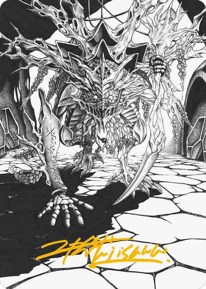Thrun, Breaker of Silence Art Card (Gold-Stamped Signature), Art Series: Phyrexia: All Will Be One 76