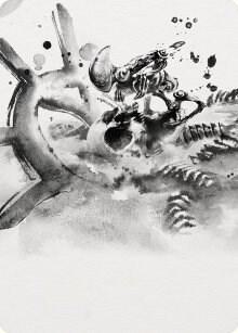 Myr Convert Art Card, Art Series: Phyrexia: All Will Be One 81