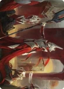 Porcelain Zealot Art Card, Art Series: Phyrexia: All Will Be One 8