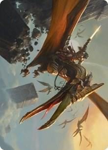 Skyhunter Strike Force Art Card, Art Series: Phyrexia: All Will Be One 9
