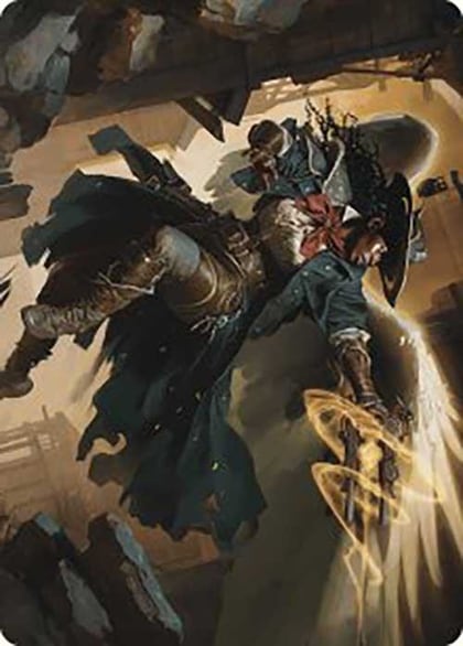 Archangel of Tithes Art Card, Art Series: Outlaws of Thunder Junction 1