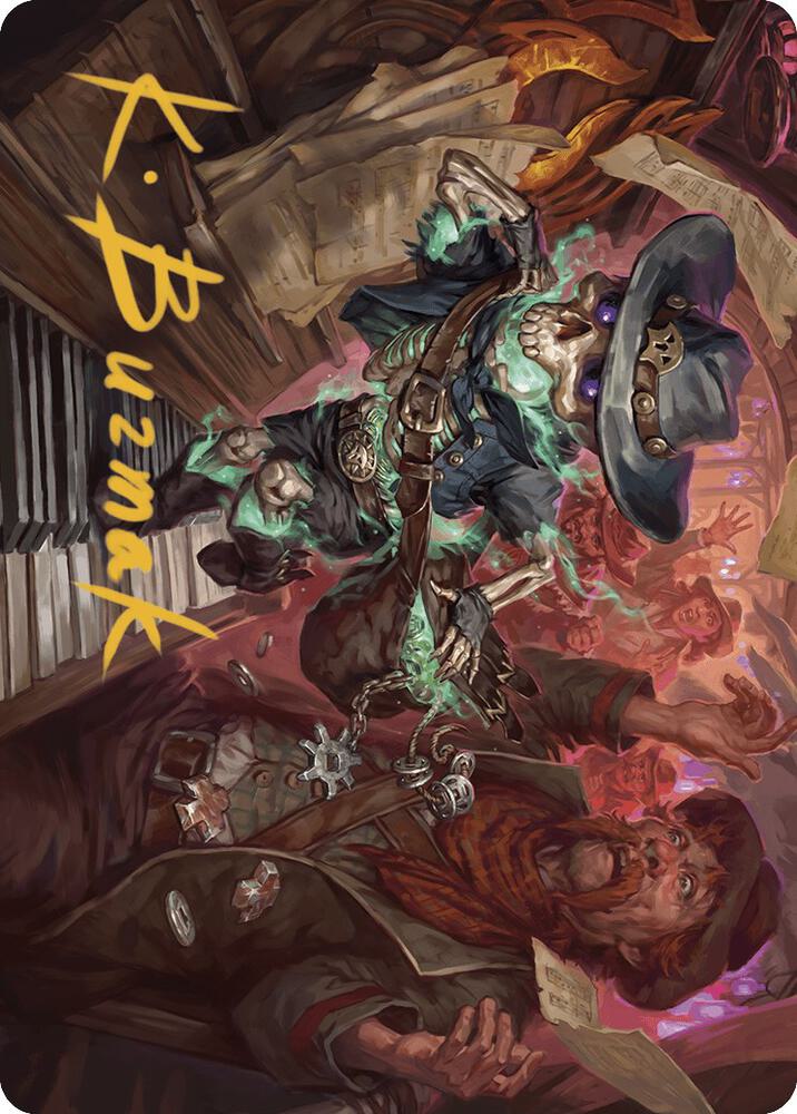 Tinybones, the Pickpocket Art Card (Gold-Stamped Signature), Art Series: Outlaws of Thunder Junction 10