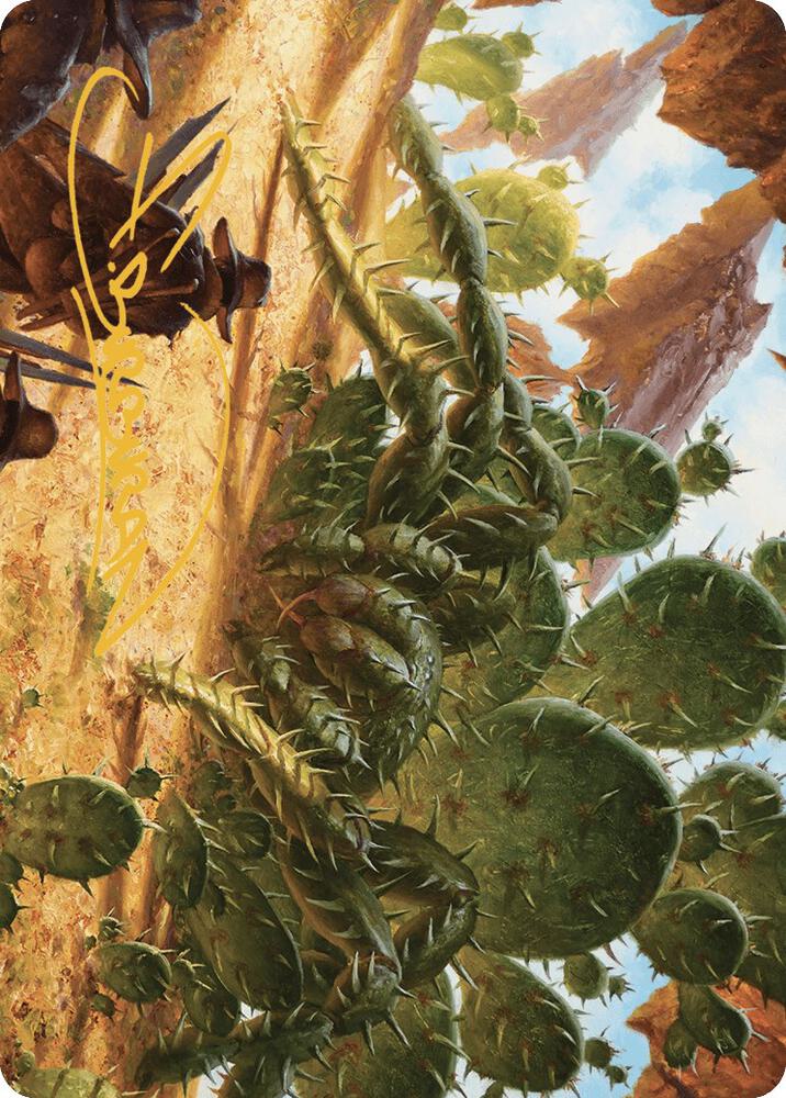 Cactarantula Art Card (Gold-Stamped Signature), Art Series: Outlaws of Thunder Junction 12