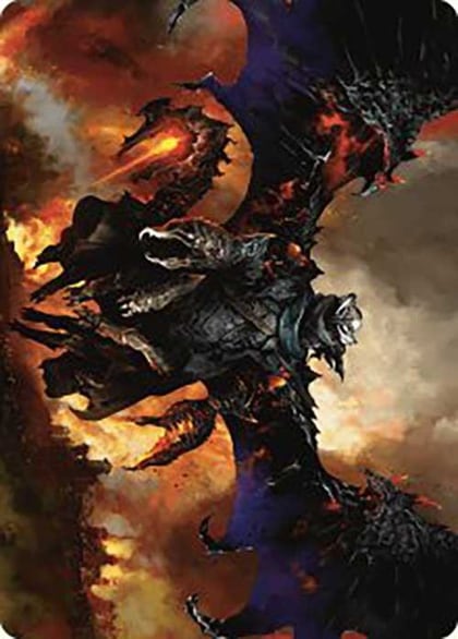 Akul the Unrepentant Art Card, Art Series: Outlaws of Thunder Junction 16