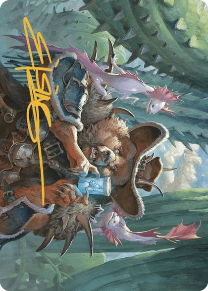 Doc Aurlock, Grizzled Genius Art Card (Gold-Stamped Signature), Art Series: Outlaws of Thunder Junction 21