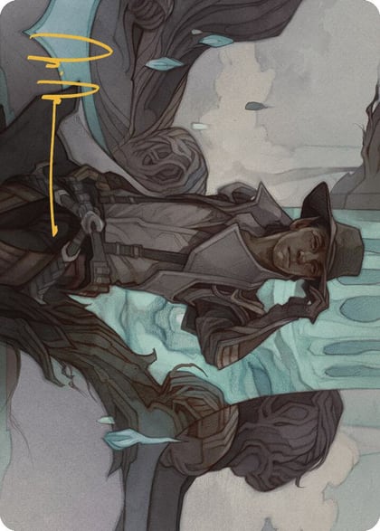 Kellan Joins Up Art Card (Gold-Stamped Signature), Art Series: Outlaws of Thunder Junction 23