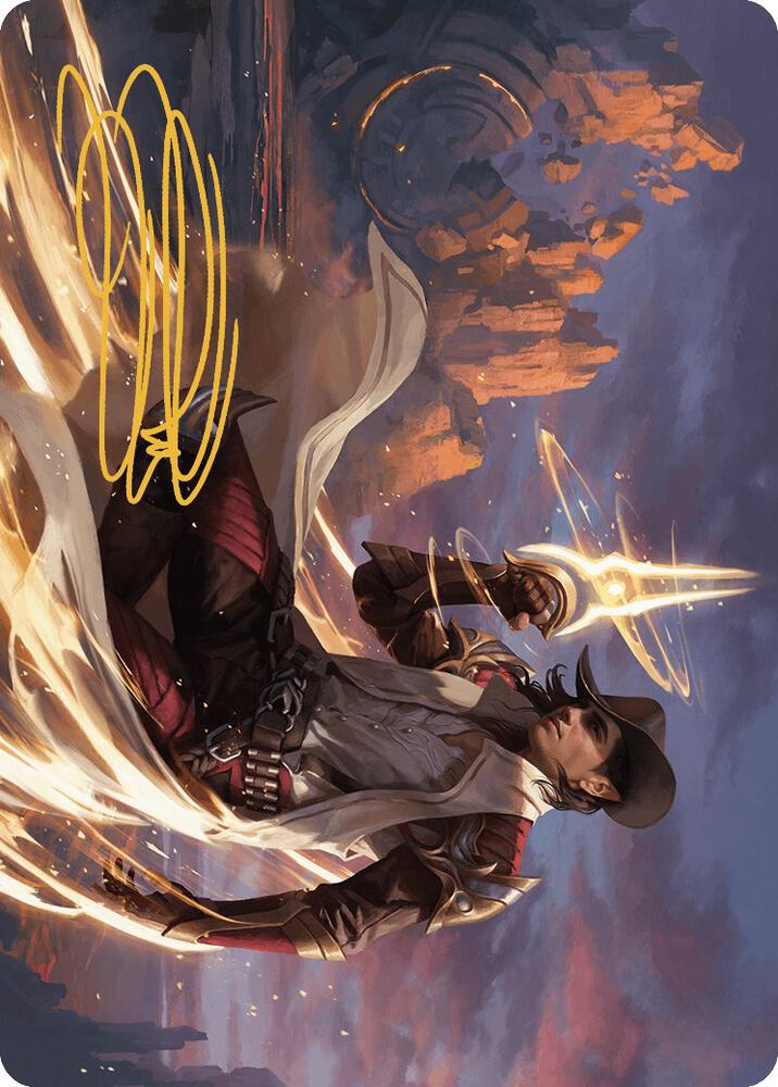 Kellan, the Kid Art Card (Gold-Stamped Signature), Art Series: Outlaws of Thunder Junction 24