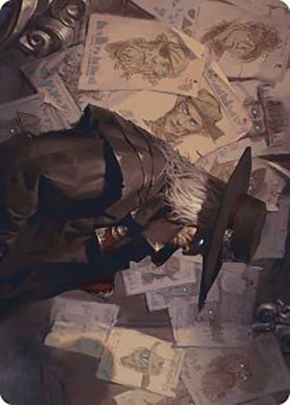 Lazav, Familiar Stranger Art Card, Art Series: Outlaws of Thunder Junction 25