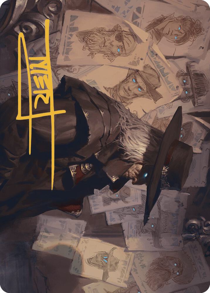 Lazav, Familiar Stranger Art Card (Gold-Stamped Signature), Art Series: Outlaws of Thunder Junction 25