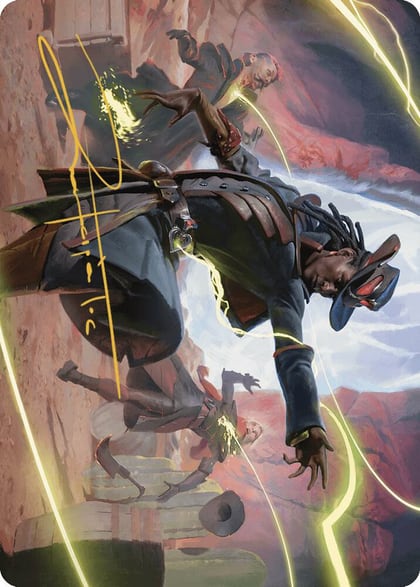 Lilah, Undefeated Slickshot Art Card (Gold-Stamped Signature), Art Series: Outlaws of Thunder Junction 26