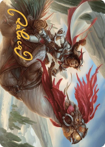 Frontier Seeker Art Card (Gold-Stamped Signature), Art Series: Outlaws of Thunder Junction 2