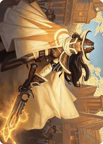 Omenport Vigilante Art Card, Art Series: Outlaws of Thunder Junction 3