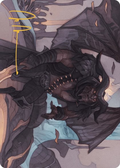 Rakdos Joins Up Art Card (Gold-Stamped Signature), Art Series: Outlaws of Thunder Junction 31