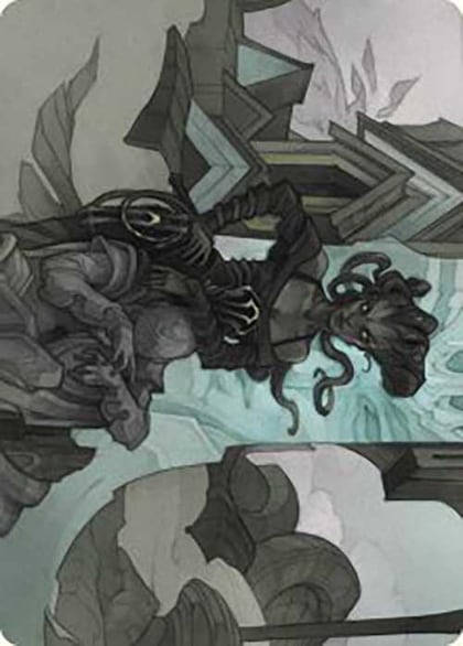 Vraska Joins Up Art Card, Art Series: Outlaws of Thunder Junction 34
