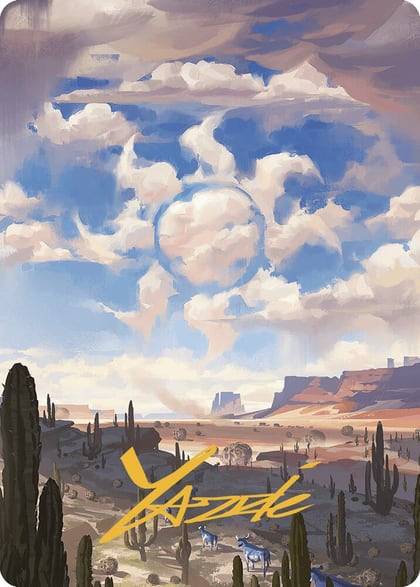 Plains Art Card (Gold-Stamped Signature), Art Series: Outlaws of Thunder Junction 36