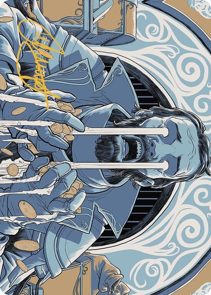 Archive Trap Art Card (Gold-Stamped Signature), Art Series: Outlaws of Thunder Junction 38