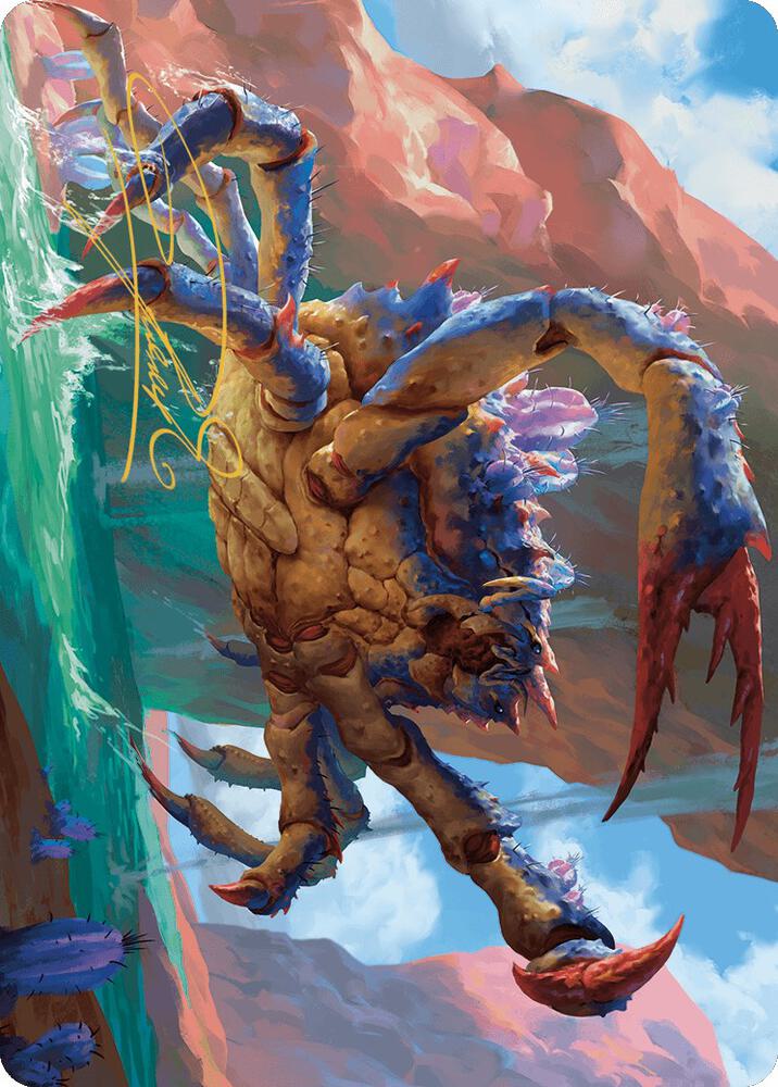Canyon Crab Art Card (Gold-Stamped Signature), Art Series: Outlaws of Thunder Junction 4