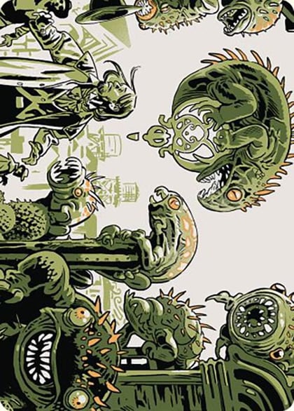 Pest Infestation Art Card, Art Series: Outlaws of Thunder Junction 42
