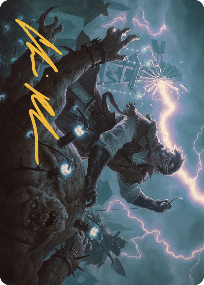 Geralf, the Fleshwright Art Card (Gold-Stamped Signature), Art Series: Outlaws of Thunder Junction 5