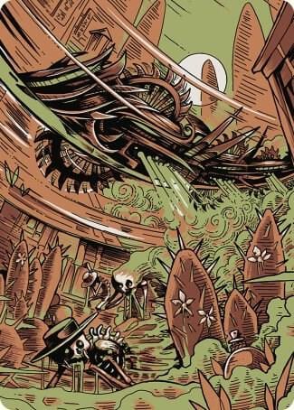 Contagion Engine Art Card, Art Series: Outlaws of Thunder Junction 50