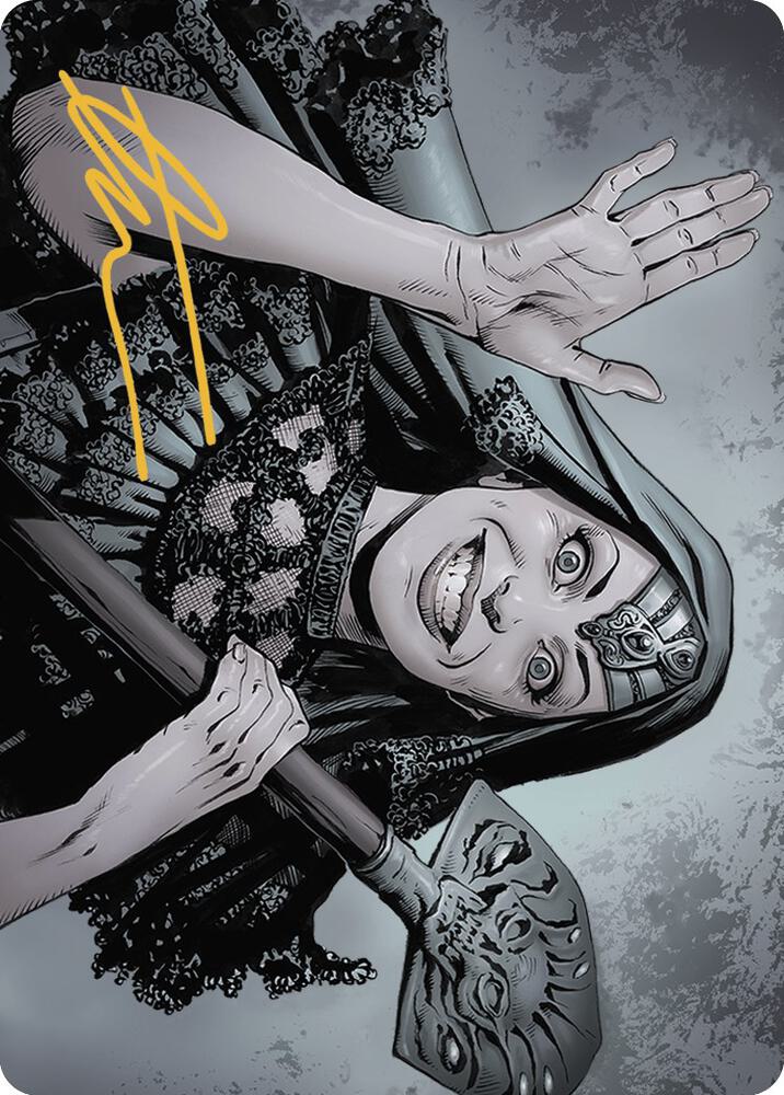 Gisa, the Hellraiser Art Card (Gold-Stamped Signature), Art Series: Outlaws of Thunder Junction 51