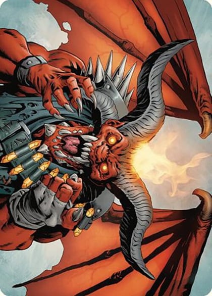 Rakdos, the Muscle Art Card, Art Series: Outlaws of Thunder Junction 53