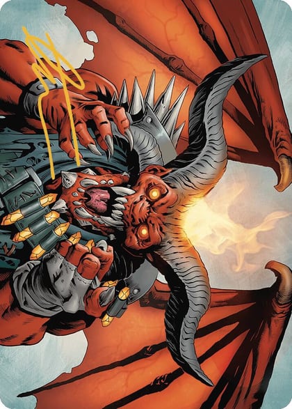 Rakdos, the Muscle Art Card (Gold-Stamped Signature), Art Series: Outlaws of Thunder Junction 53