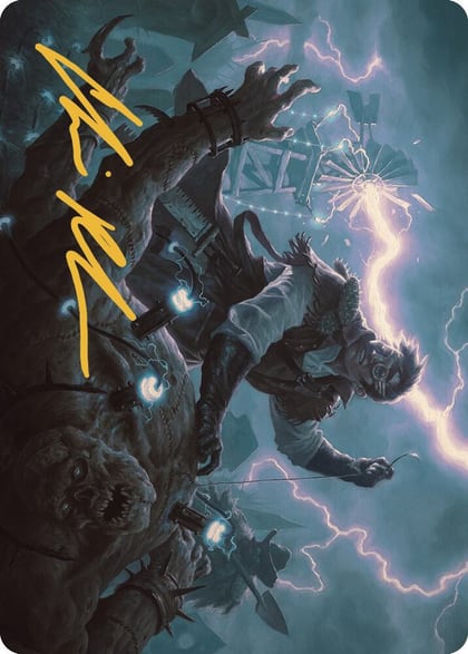 Geralf, the Fleshwright Art Card (Gold-Stamped Signature), Art Series: Outlaws of Thunder Junction 5