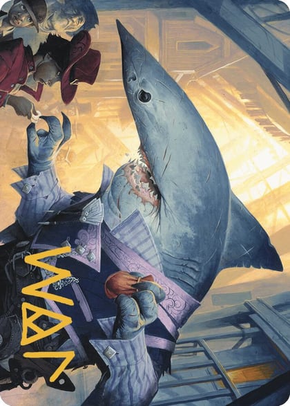 Loan Shark Art Card (Gold-Stamped Signature), Art Series: Outlaws of Thunder Junction 6