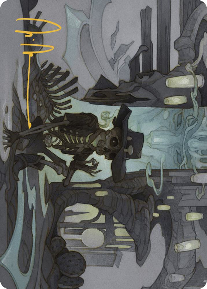 Tinybones Joins Up Art Card (Gold-Stamped Signature), Art Series: Outlaws of Thunder Junction 9