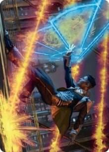 Wingshield Agent Art Card, Art Series: Streets of New Capenna 14