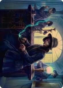 Wiretapping Art Card, Art Series: Streets of New Capenna 15