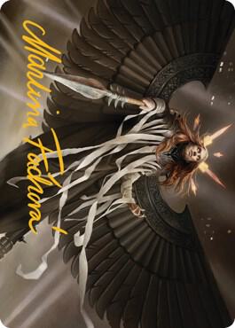 Angel of Suffering Art Card (Gold-Stamped Signature), Art Series: Streets of New Capenna 16