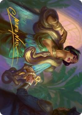 Venom Connoisseur Art Card (Gold-Stamped Signature), Art Series: Streets of New Capenna 21