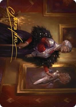 Evelyn, the Covetous Art Card (Gold-Stamped Signature), Art Series: Streets of New Capenna 24