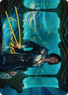 Lagrella, the Magpie Art Card (Gold-Stamped Signature), Art Series: Streets of New Capenna 28