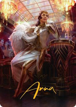 Elspeth Resplendent Art Card (3/81) (Gold-Stamped Signature), Art Series: Streets of New Capenna 3
