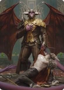 Ob Nixilis, the Adversary Art Card (31/81), Art Series: Streets of New Capenna 31