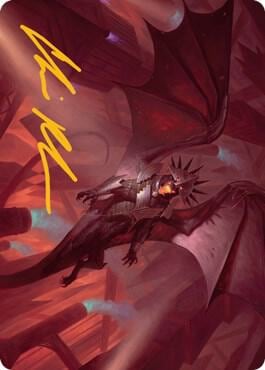 Ziatora, the Incinerator Art Card (Gold-Stamped Signature), Art Series: Streets of New Capenna 33
