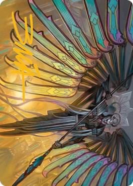 Paragon of Modernity Art Card (Gold-Stamped Signature), Art Series: Streets of New Capenna 35