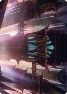 Skybridge Towers Art Card, Art Series: Streets of New Capenna 37