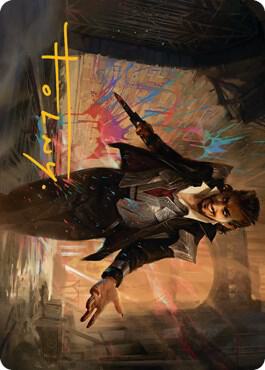 Anhelo, the Painter Art Card (Gold-Stamped Signature), Art Series: Streets of New Capenna 38