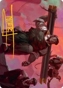 The Beamtown Bullies Art Card (Gold-Stamped Signature), Art Series: Streets of New Capenna 39