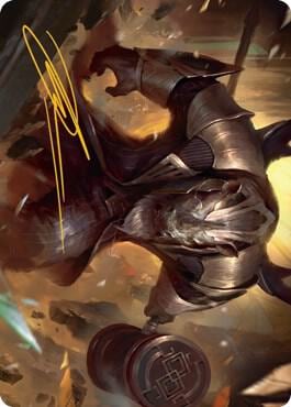 Perrie, the Pulverizer Art Card (Gold-Stamped Signature), Art Series: Streets of New Capenna 43