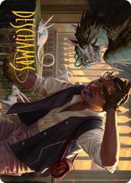 Bennie Bracks, Zoologist Art Card (Gold-Stamped Signature), Art Series: Streets of New Capenna 49