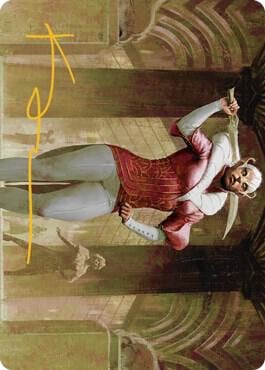 Mage's Attendant Art Card (Gold-Stamped Signature), Art Series: Streets of New Capenna 5
