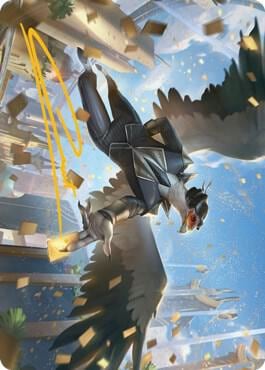 Skyboon Evangelist Art Card (Gold-Stamped Signature), Art Series: Streets of New Capenna 51