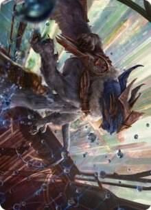 Change of Plans Art Card, Art Series: Streets of New Capenna 52